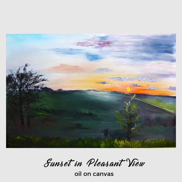 Sunset in Pleasant View - April 2020